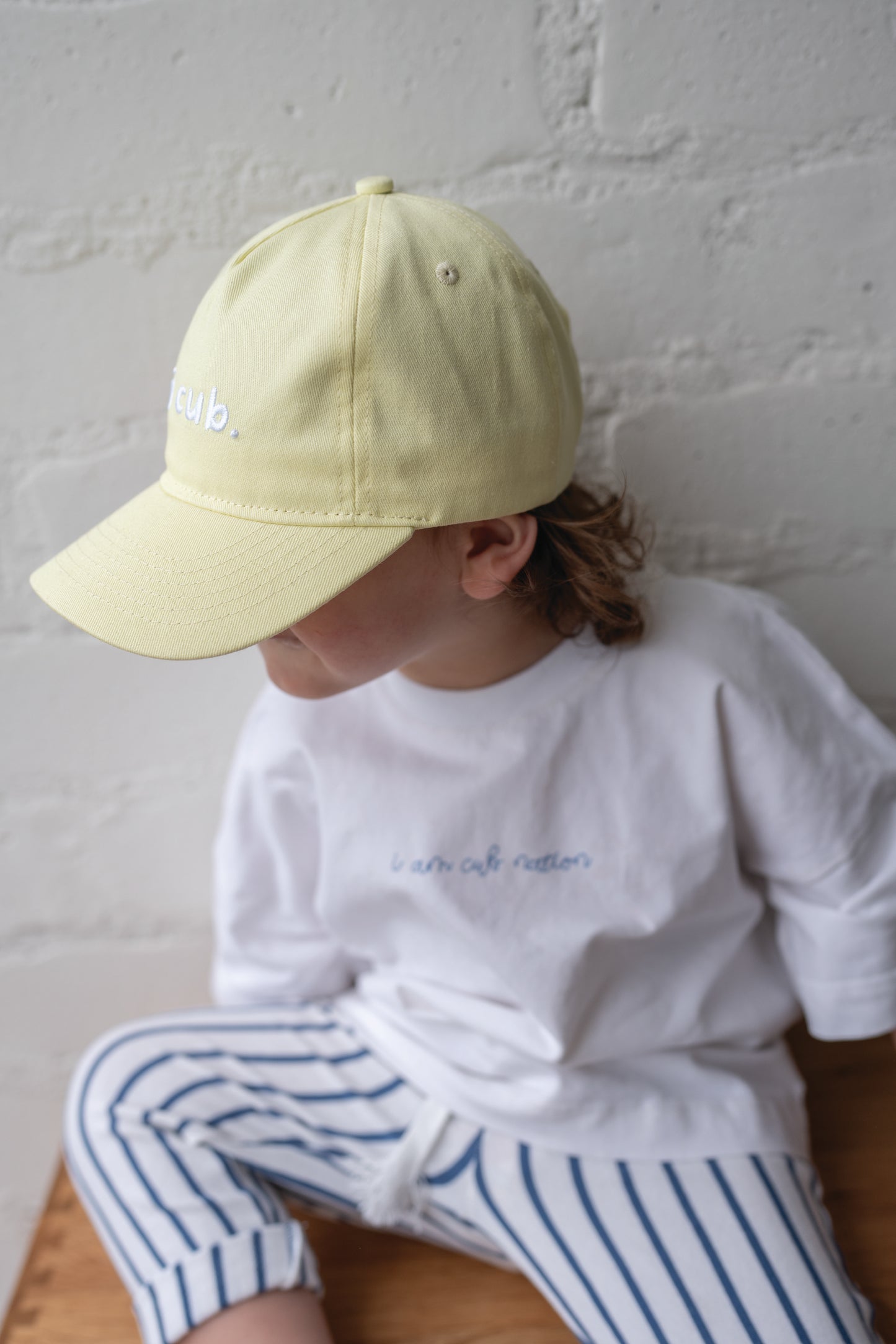 'hi cub' Cap - Lemon Sorbet