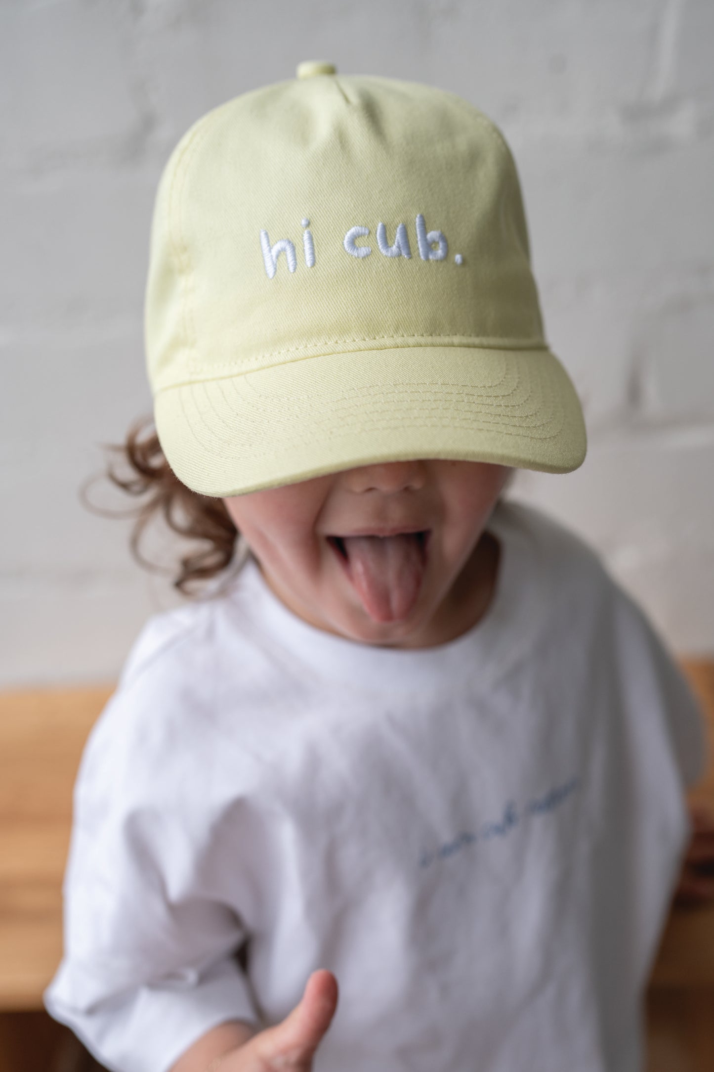 'hi cub' Cap - Lemon Sorbet